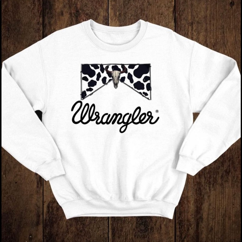 Cow print sweatshirt